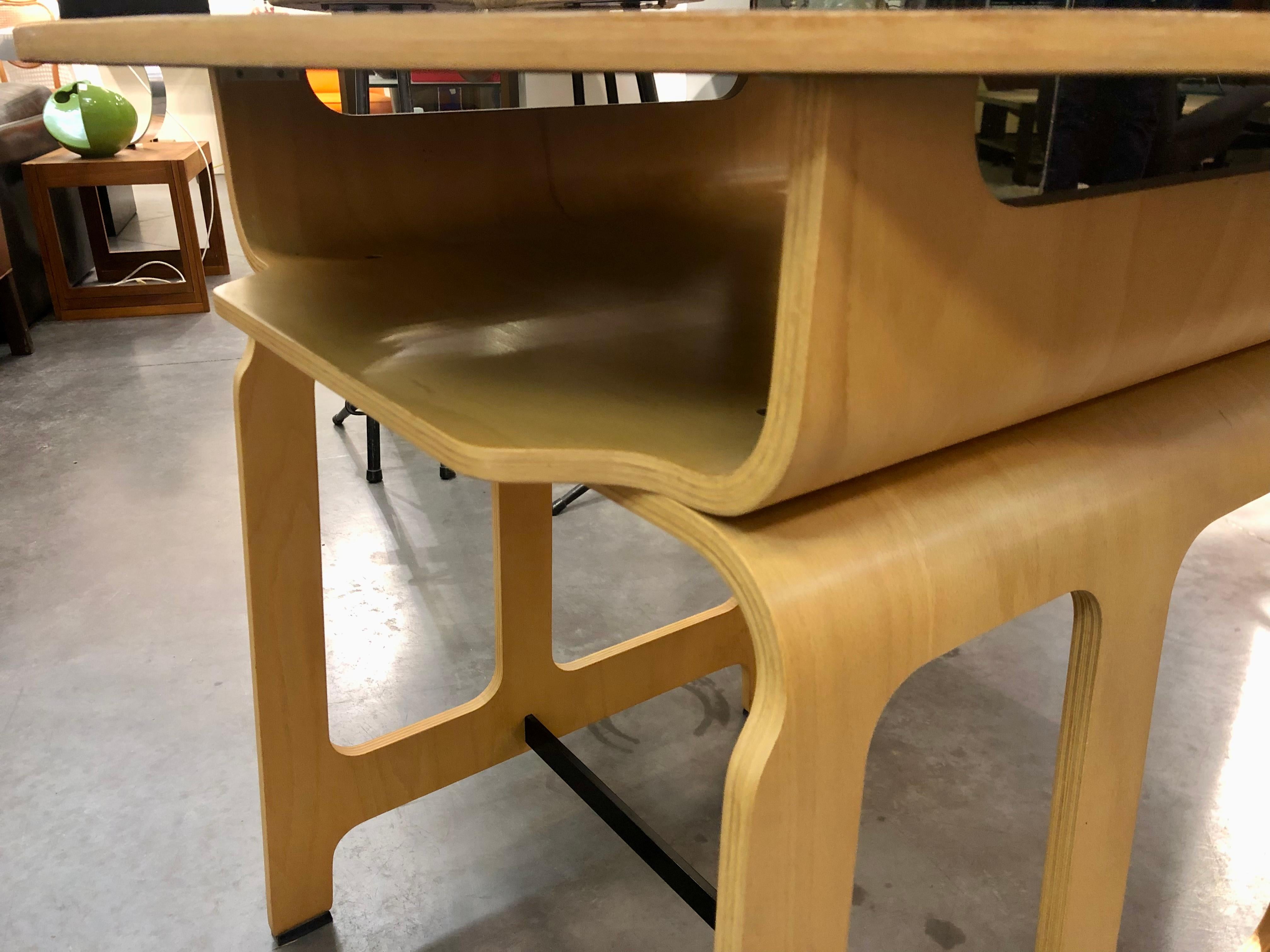 Belgian Small Child’s Desk by Jules Wabbes Edited by Bulo For Sale