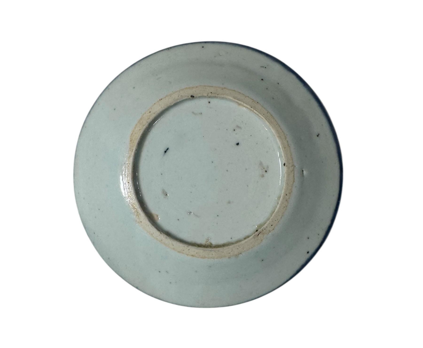 Kleines kantonesisches blau-weißes Porzellangeschirr im Zustand „Gut“ im Angebot in Tampa, FL