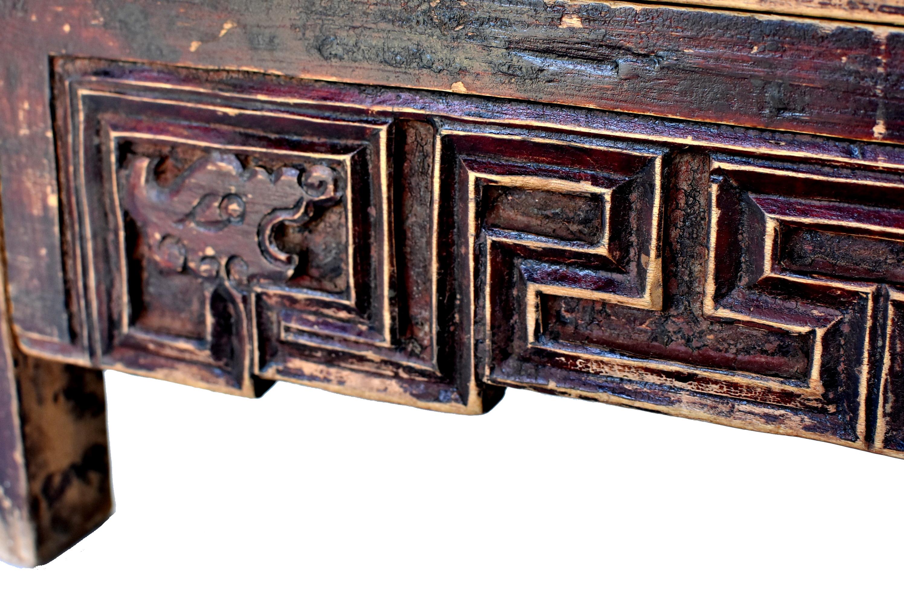 Small Chinese Chest, 19th Century Antique Miniature Cabinet 4