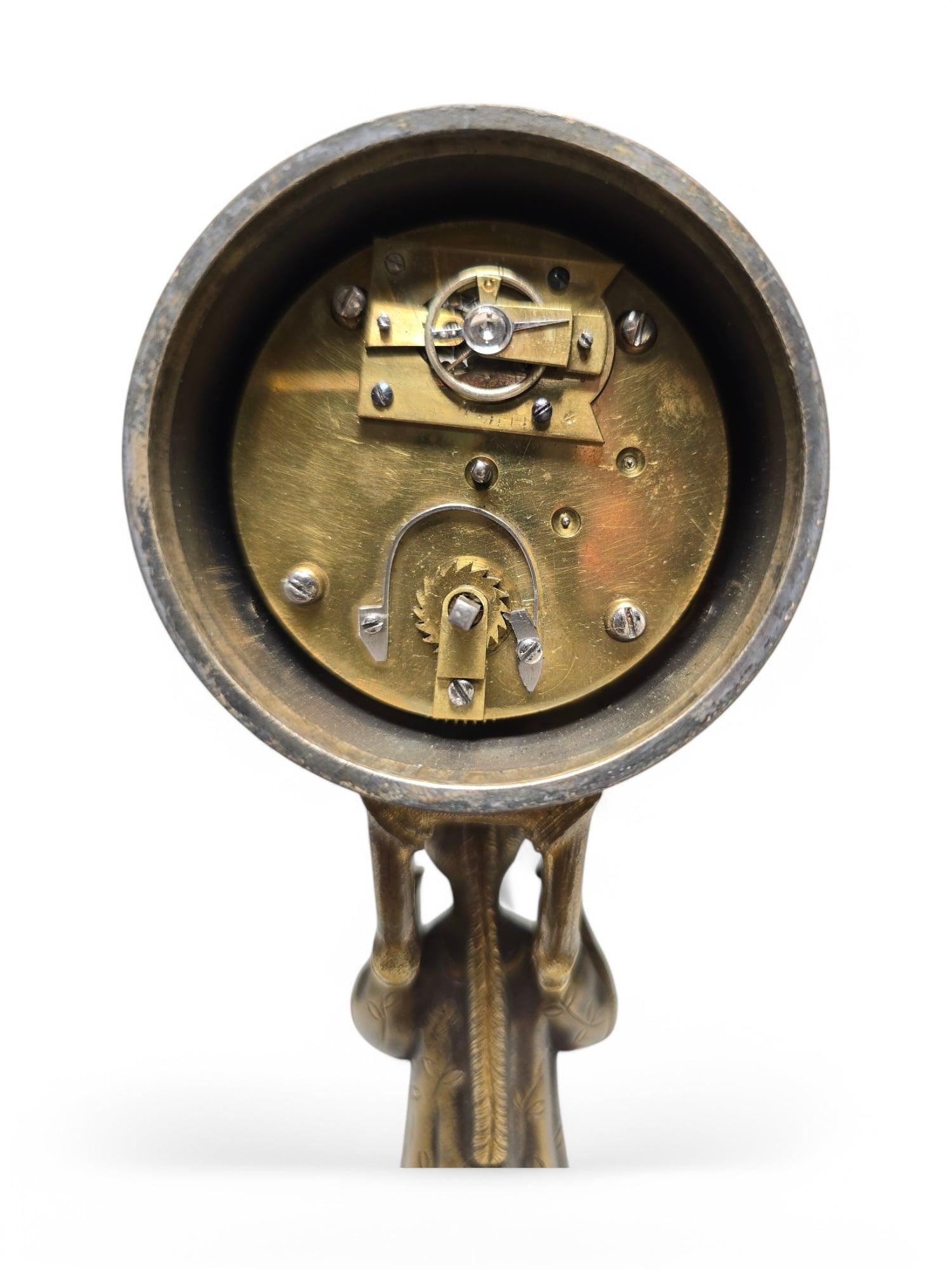 Small Chinese Clock from 1900 For Sale 5