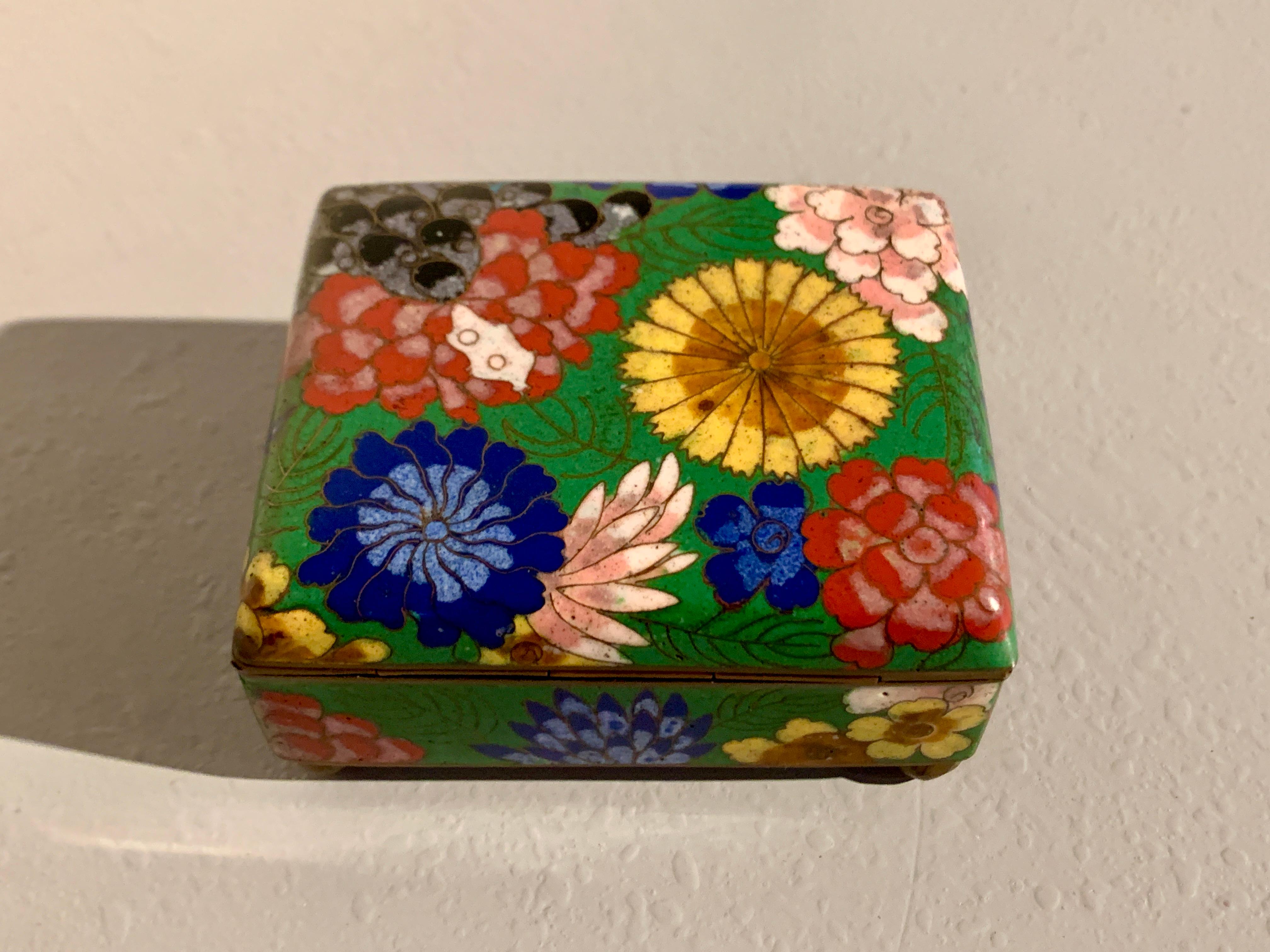 small cloisonne trinket box