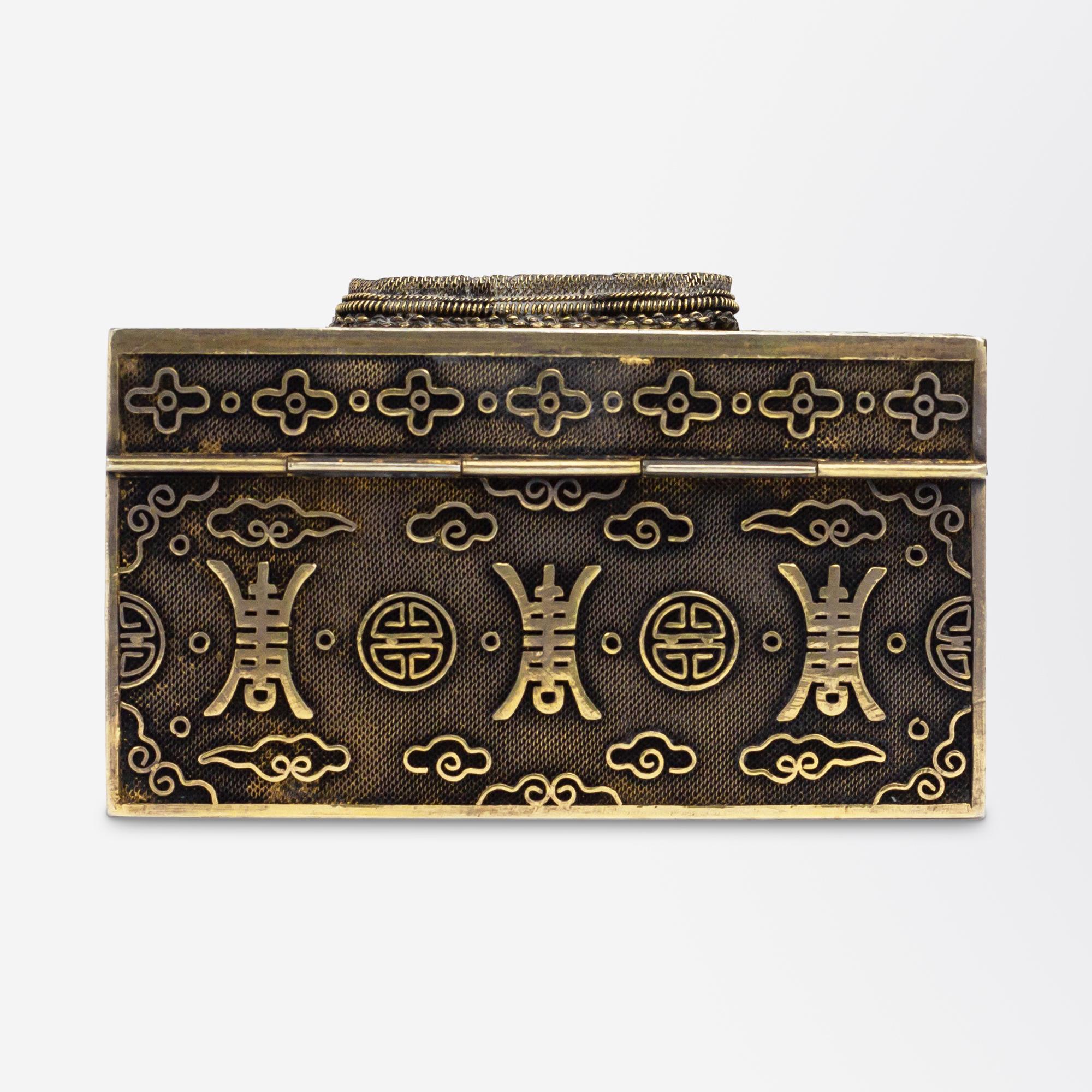 carved jade box