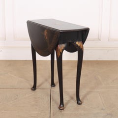 Small Chinoiserie Dropleaf Lamp Table