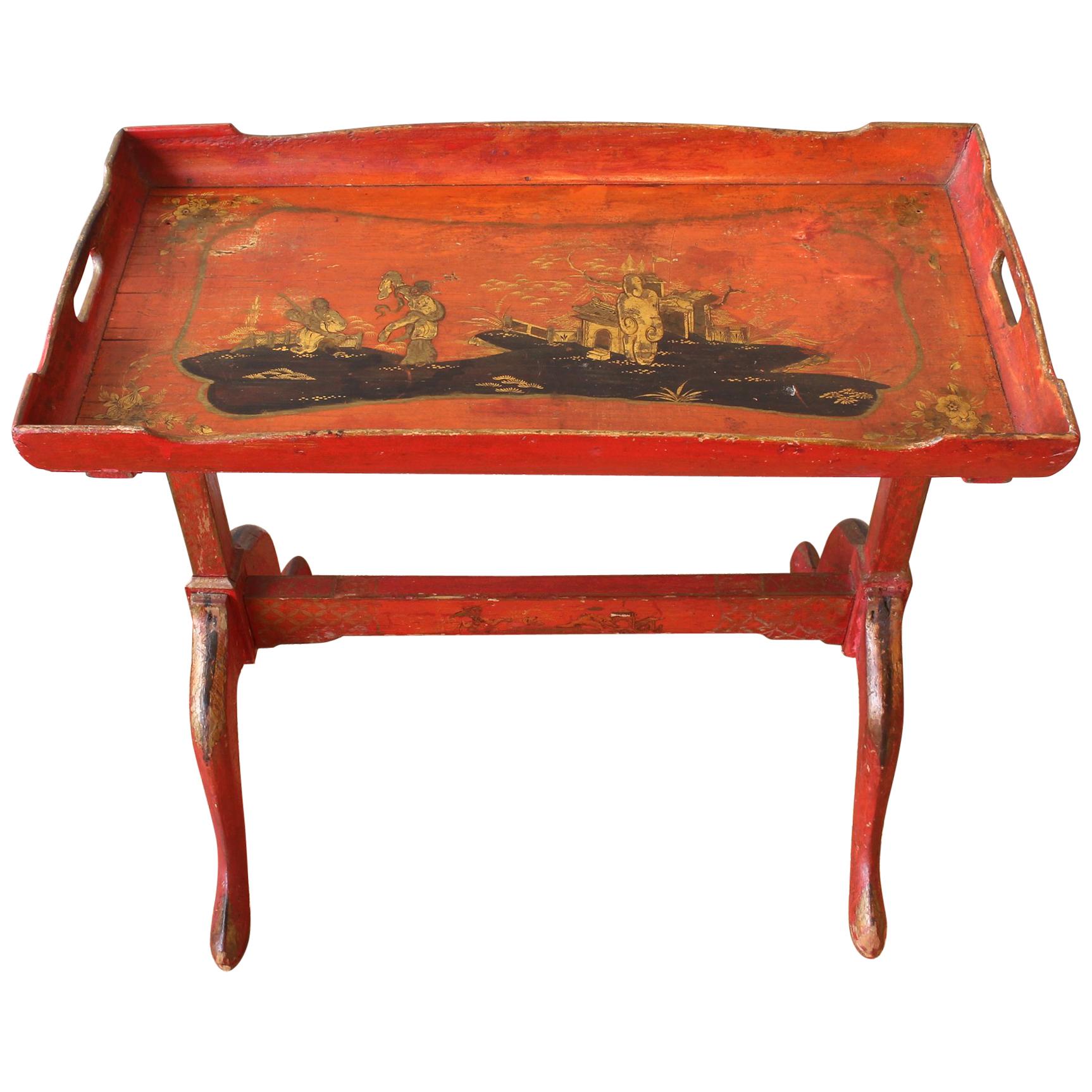 Small Chinoiserie Side Table