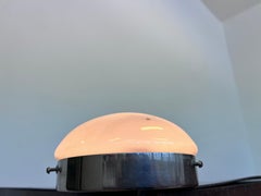 Small Chrome Design Bauhaus Wall or ceiling Lamp, 1930s - Czechoslovakia