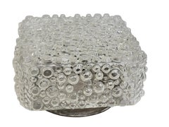 small Circles Shape Bubble Glass Ceiling Wall Light Flush Mount, Germany, 1960s