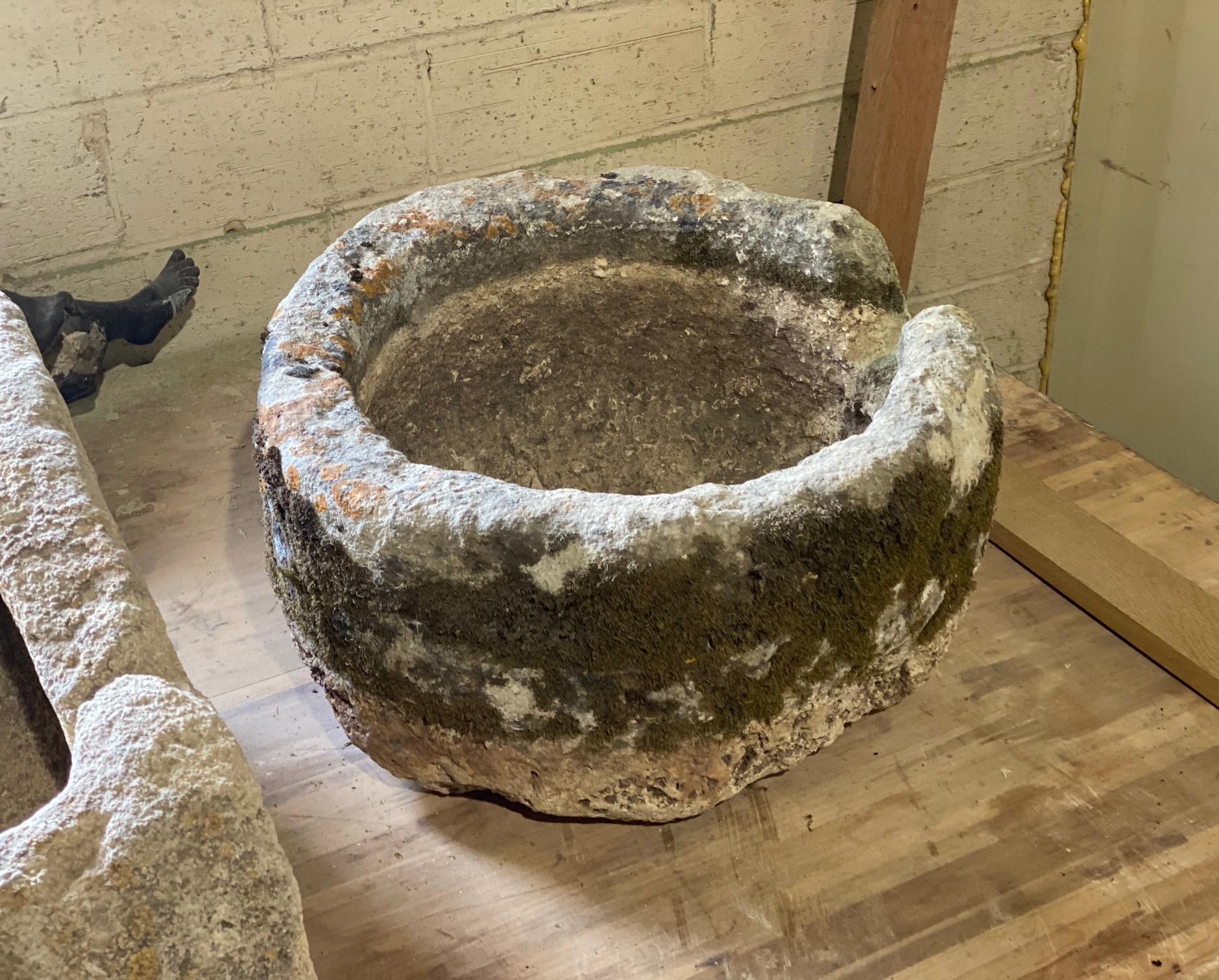 Small Circular Antique Trough 1