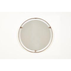 Small Circular Gauged Edge Mirror by William Emmerson