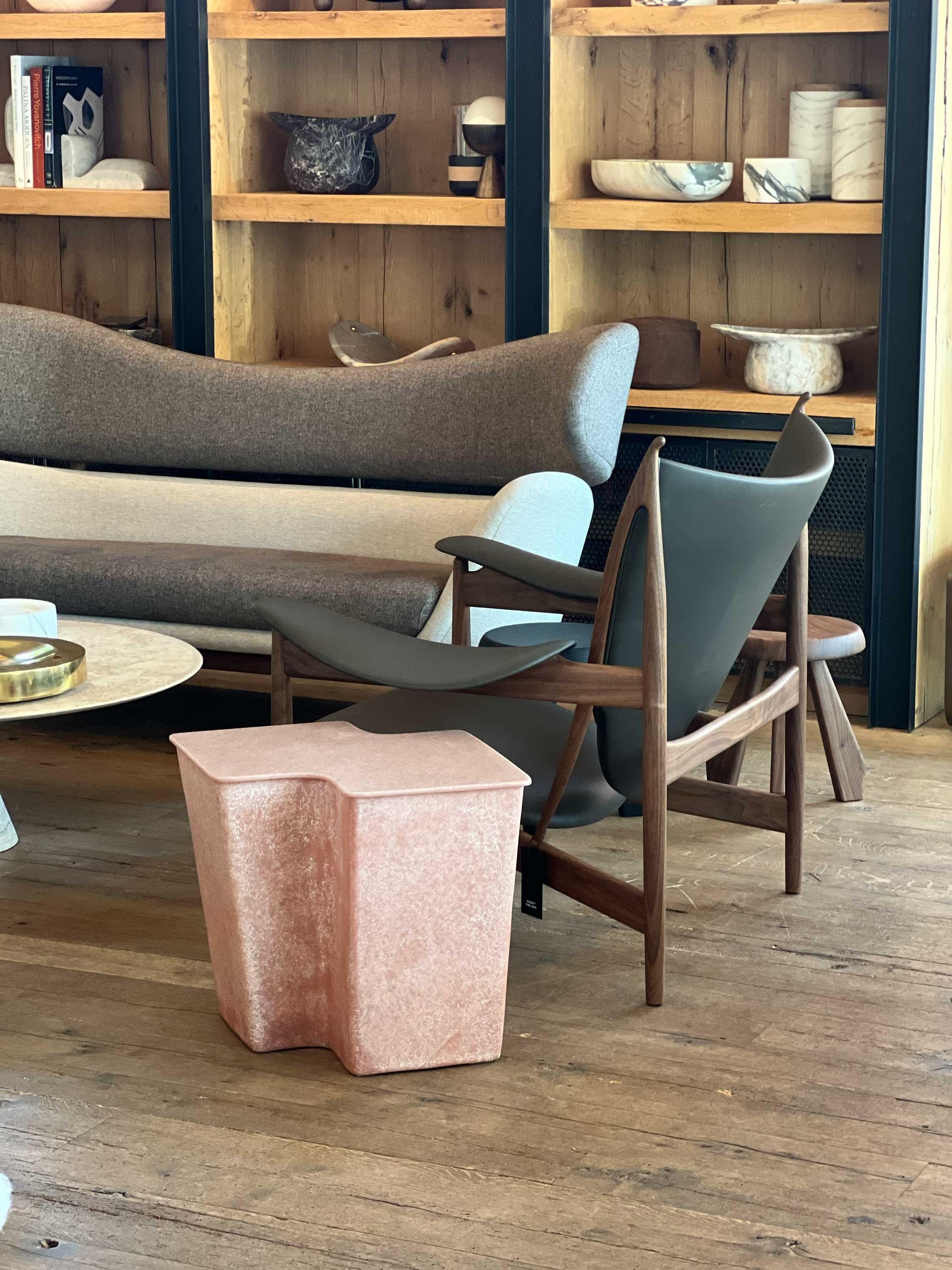 The Small Clam Side Table by VAVA Objects is a unique and functional piece of furniture. With its compact size and sleek design, it adds a touch of elegance to any room. Crafted with high-quality materials, it is durable and long-lasting. Perfect
