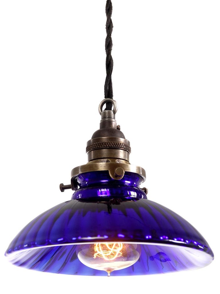 Small Cobalt Blue Jewelers Pendents For Sale at 1stDibs