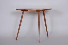 Small Coffee Table, Czech Midcentury, Material Beech and Umakart, 1950
