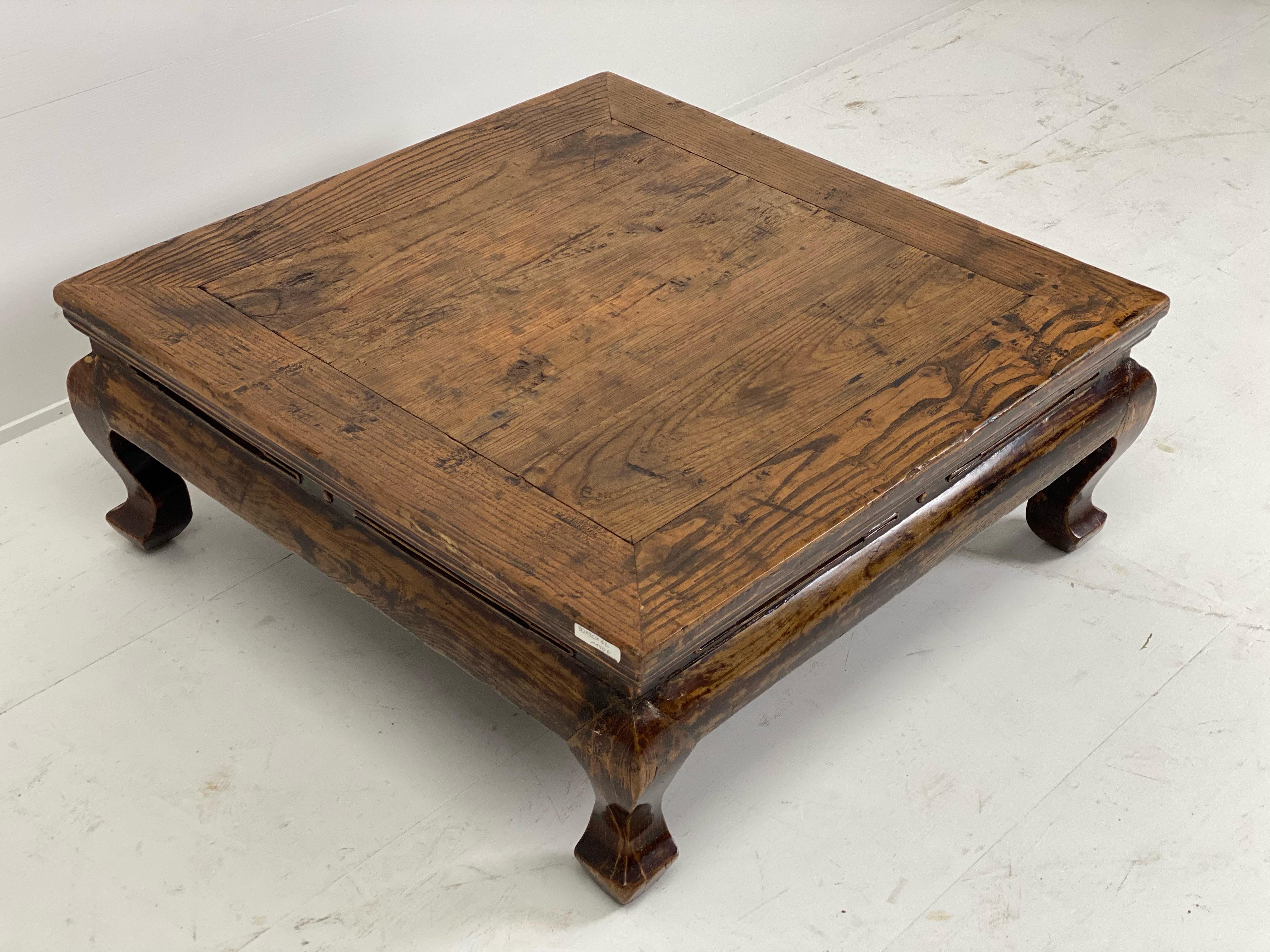 antique large coffee table