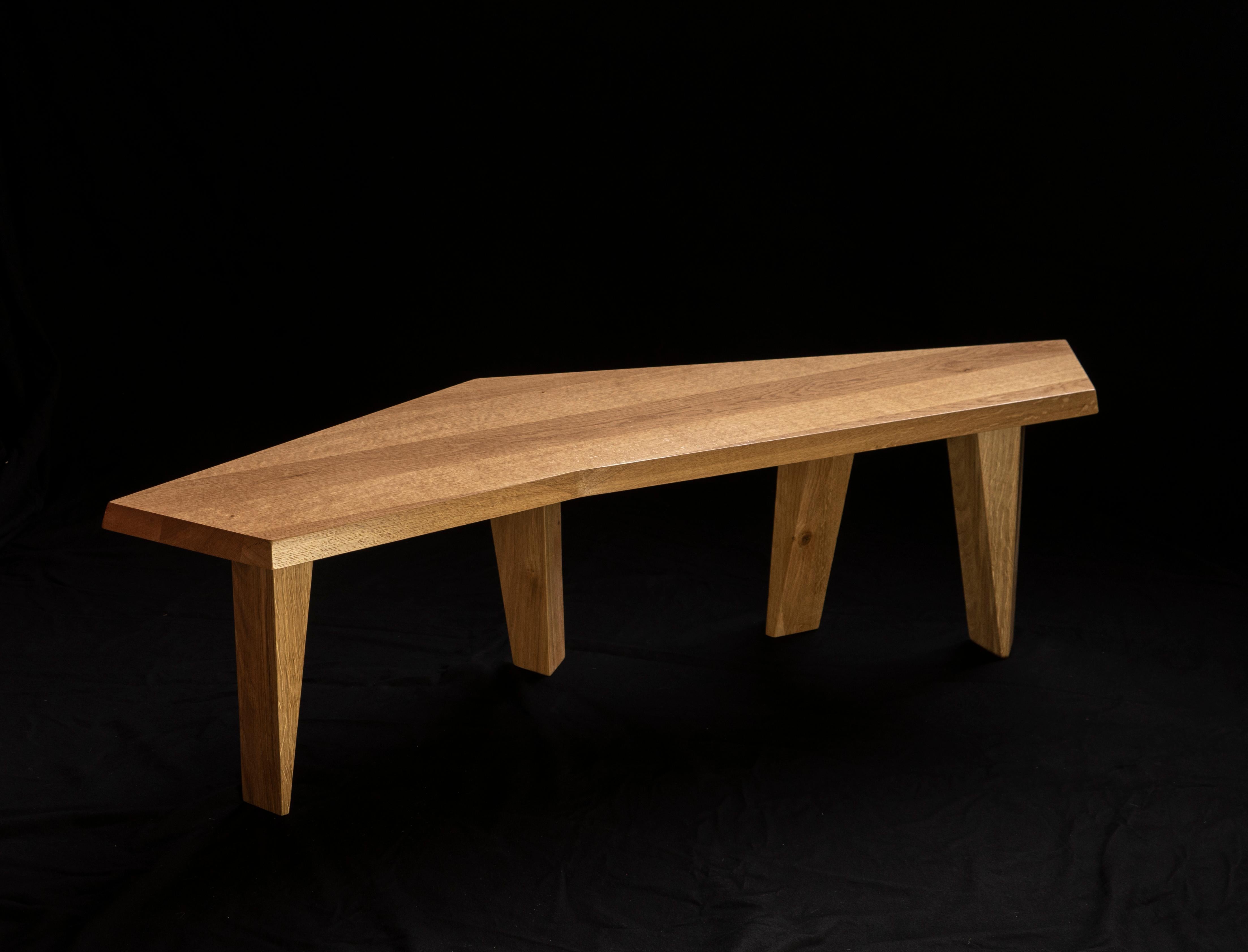 small oak coffee table