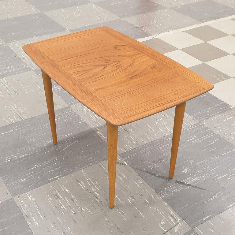 Small Coffee Teak Table Side For At 1stdibs A Small Teak Table That Can Be Used As Coffee Or