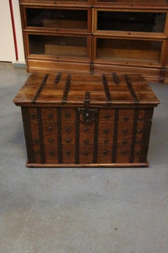 Small Colonial Teak Box Coffee Table