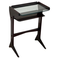 Small console/side table 1950s wood and glass Ico Parisi