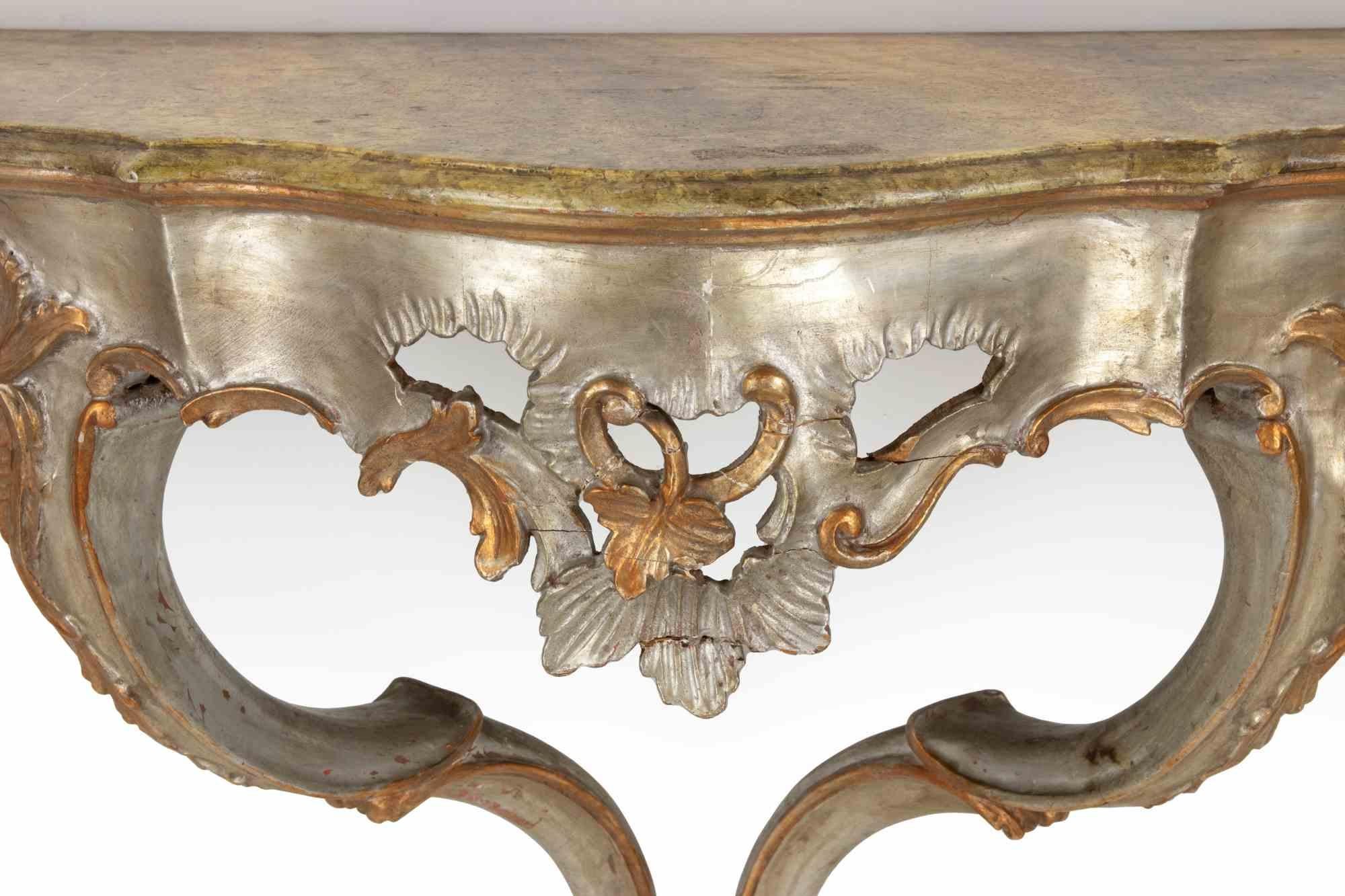 Bois Petite console, Italie, fin du XIXe siècle en vente