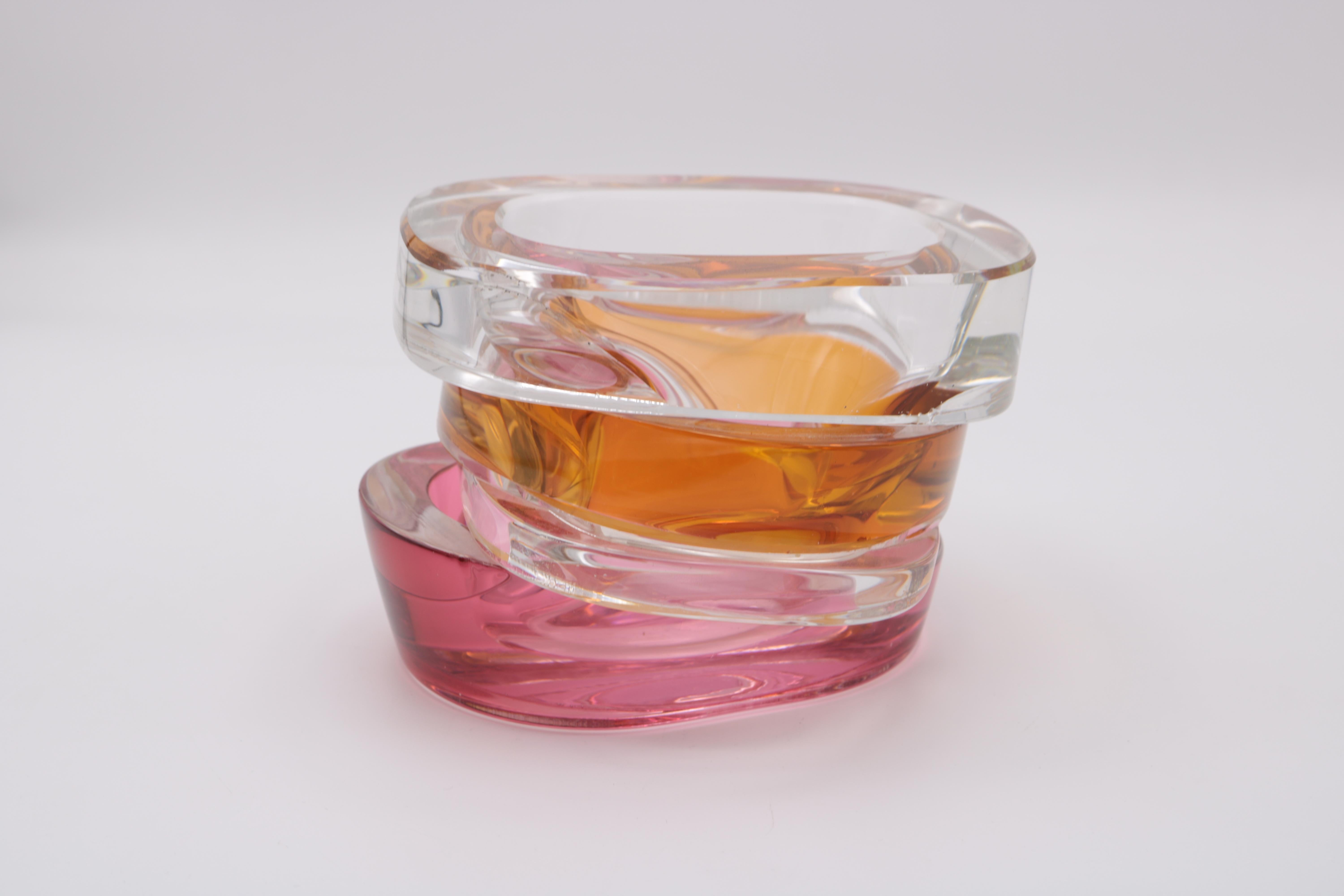 Small Contemporary Art Glass Vase by Martin Postch , Germany 2022 In Good Condition For Sale In New York, NY