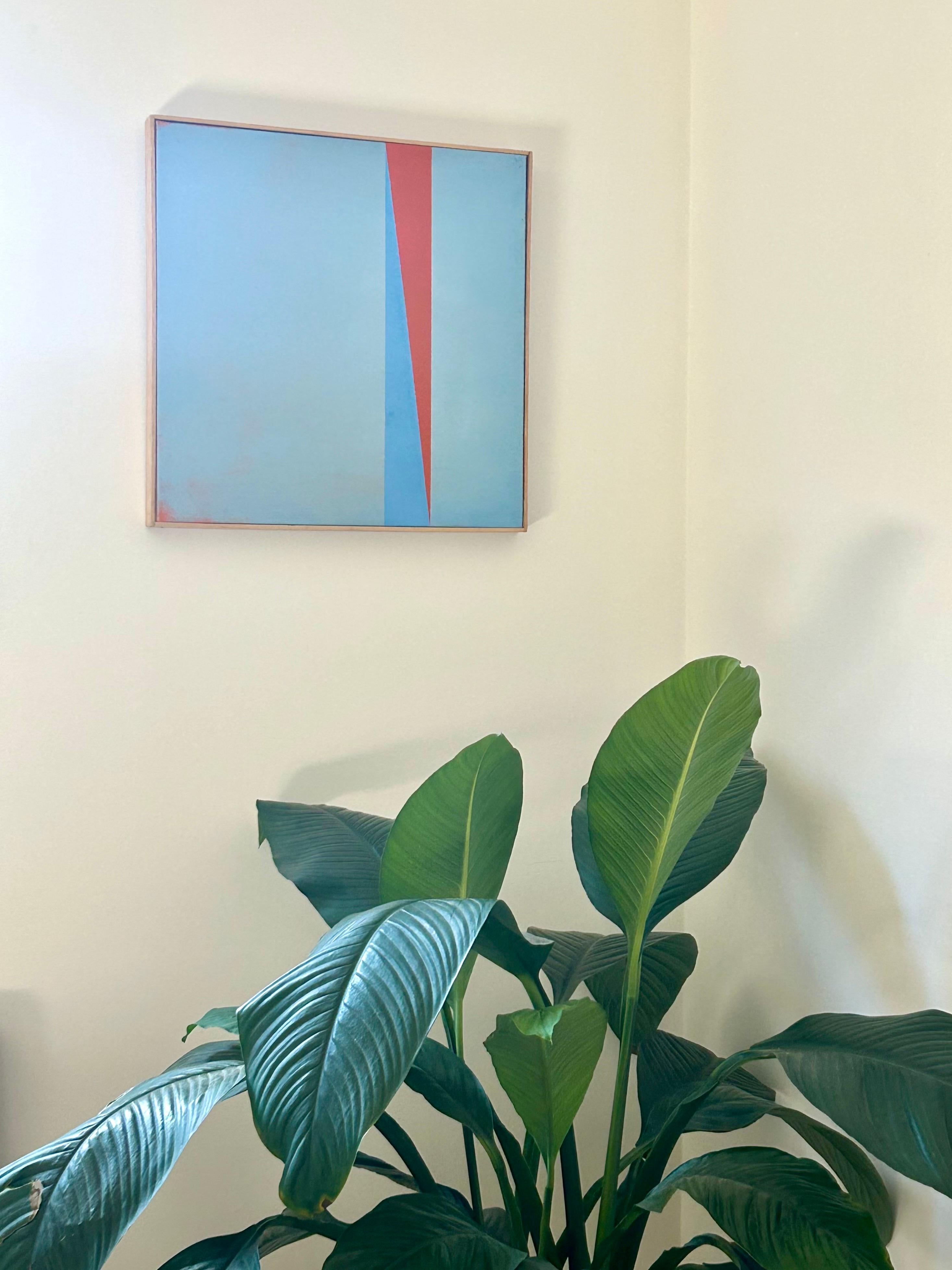 Obra de arte original.
Pintado a mano, óleo sobre lienzo con bastidor de madera fina.
El continuo arte + diseño de la teoría del color, la forma, el espacio y la textura.

