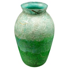 Small Contemporary Posy Jar, English, Art Glass, Baluster Urn, Flower Vase