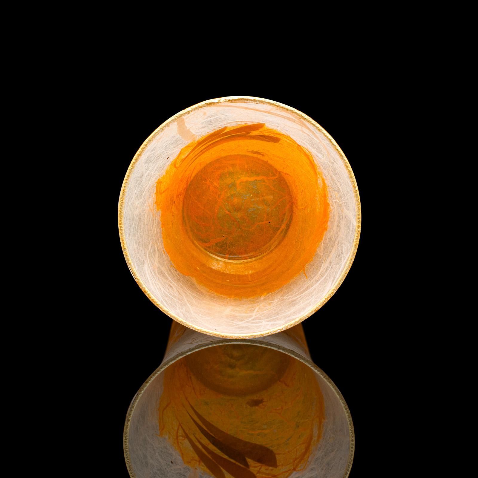 Small Contemporary Posy Jar, English, Art Glass, Flower Vase, Tea Light Holder For Sale 2