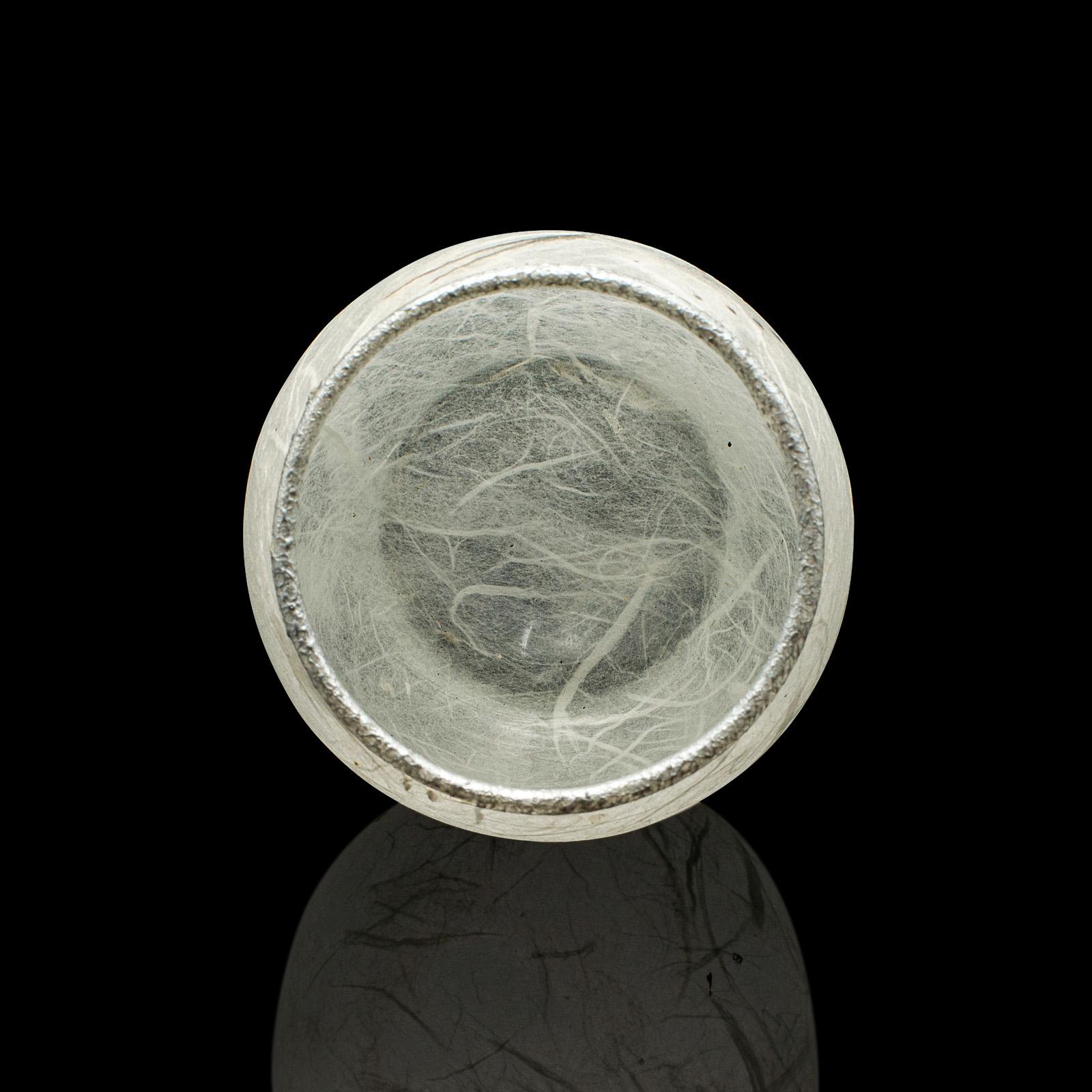 Kleines Contemporary JAR für Teelichter, Englisch, Kunstglas, Votivkerze, Posy Vase (Glaskunst) im Angebot