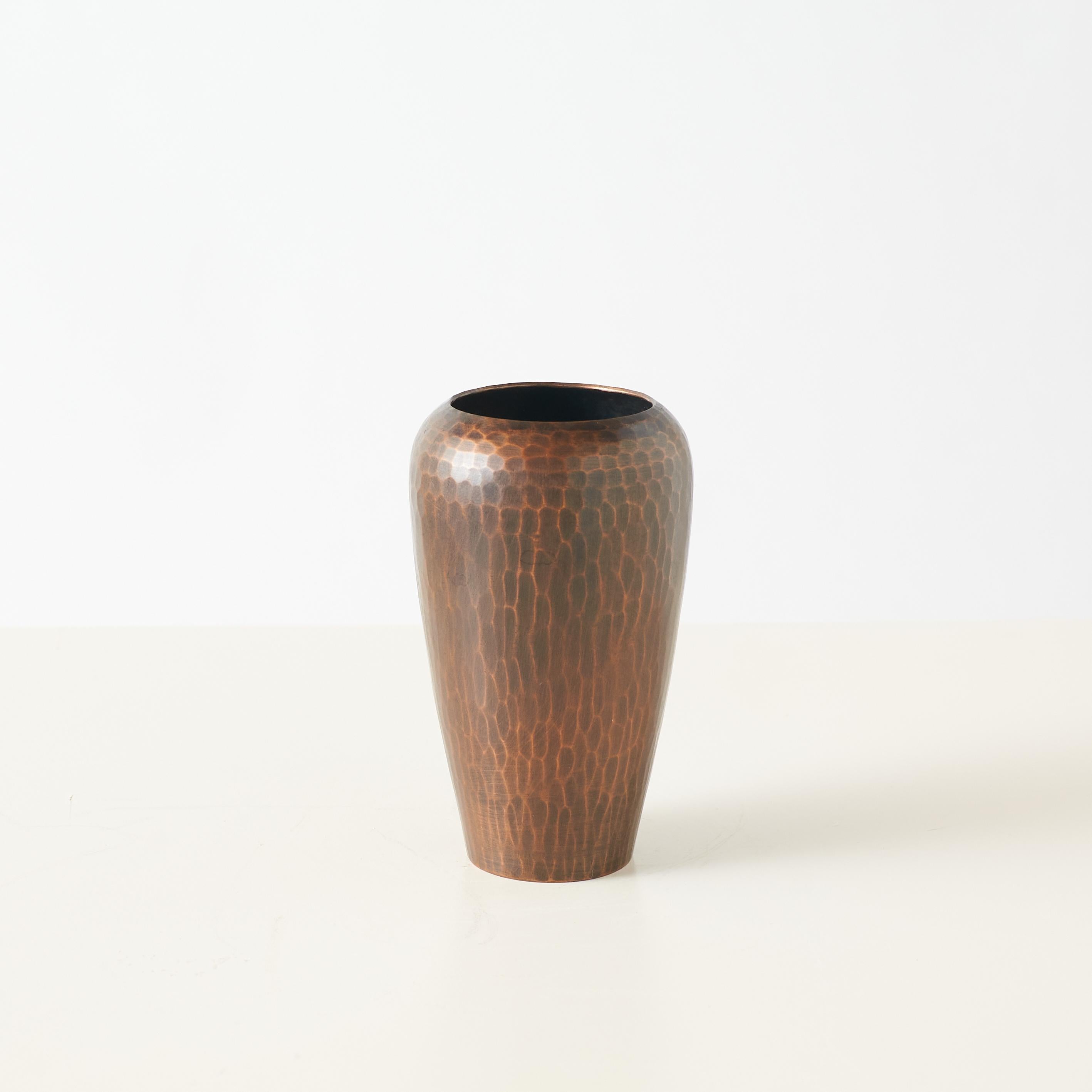 Modern Small Copper Vase by Roycroft For Sale