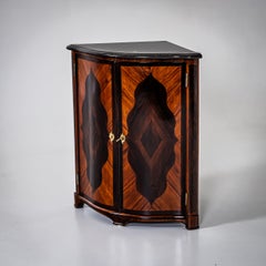 Small Corner Cabinet with Stone Top, France, 18th Century