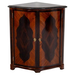 Small Corner Cabinet with Stone Top, France, 18th Century