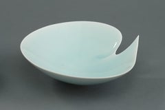 Small Couple of Bowls in Celadon by Japanese Artist
