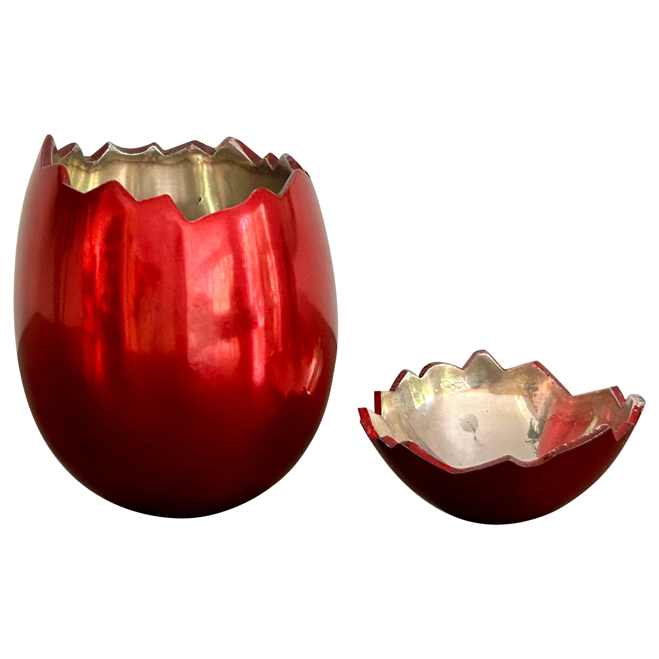 Invitación a la exposición «Objet d'Art: Escultura del huevo roto», 2008, Jeff Koons