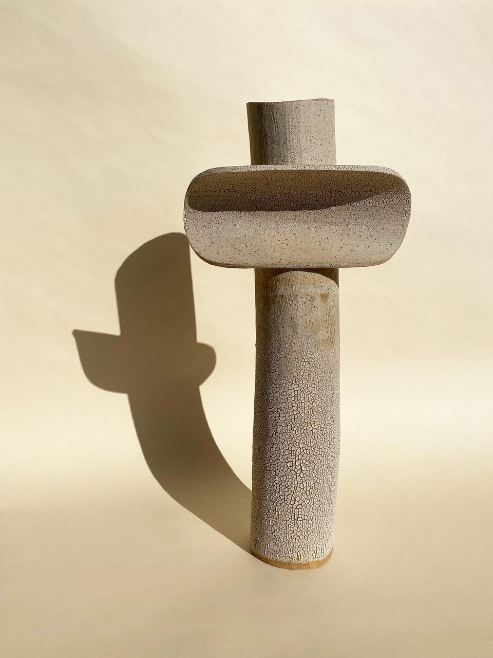 Small Crackled Totem by Olivia Cognet In New Condition In Geneve, CH