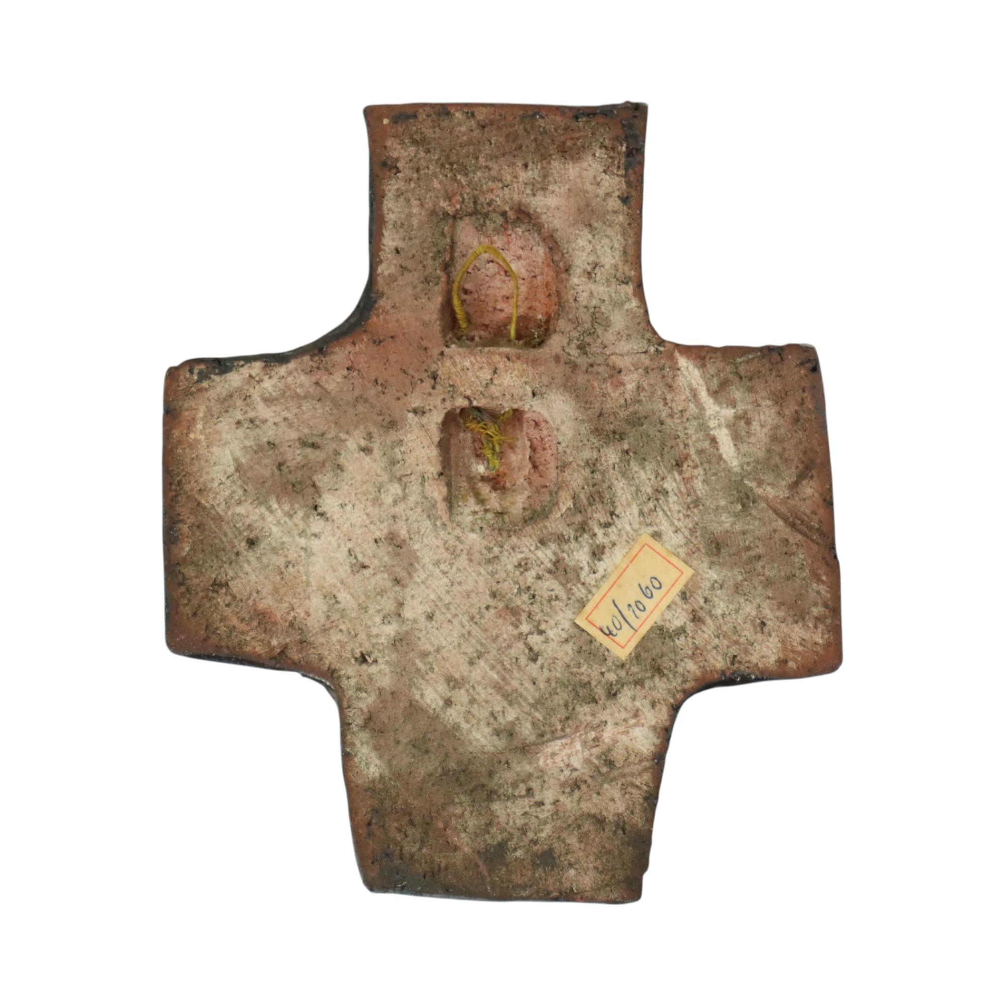 Petite Croix Crucifix Poterie Perignem Amphora Style en vente 3