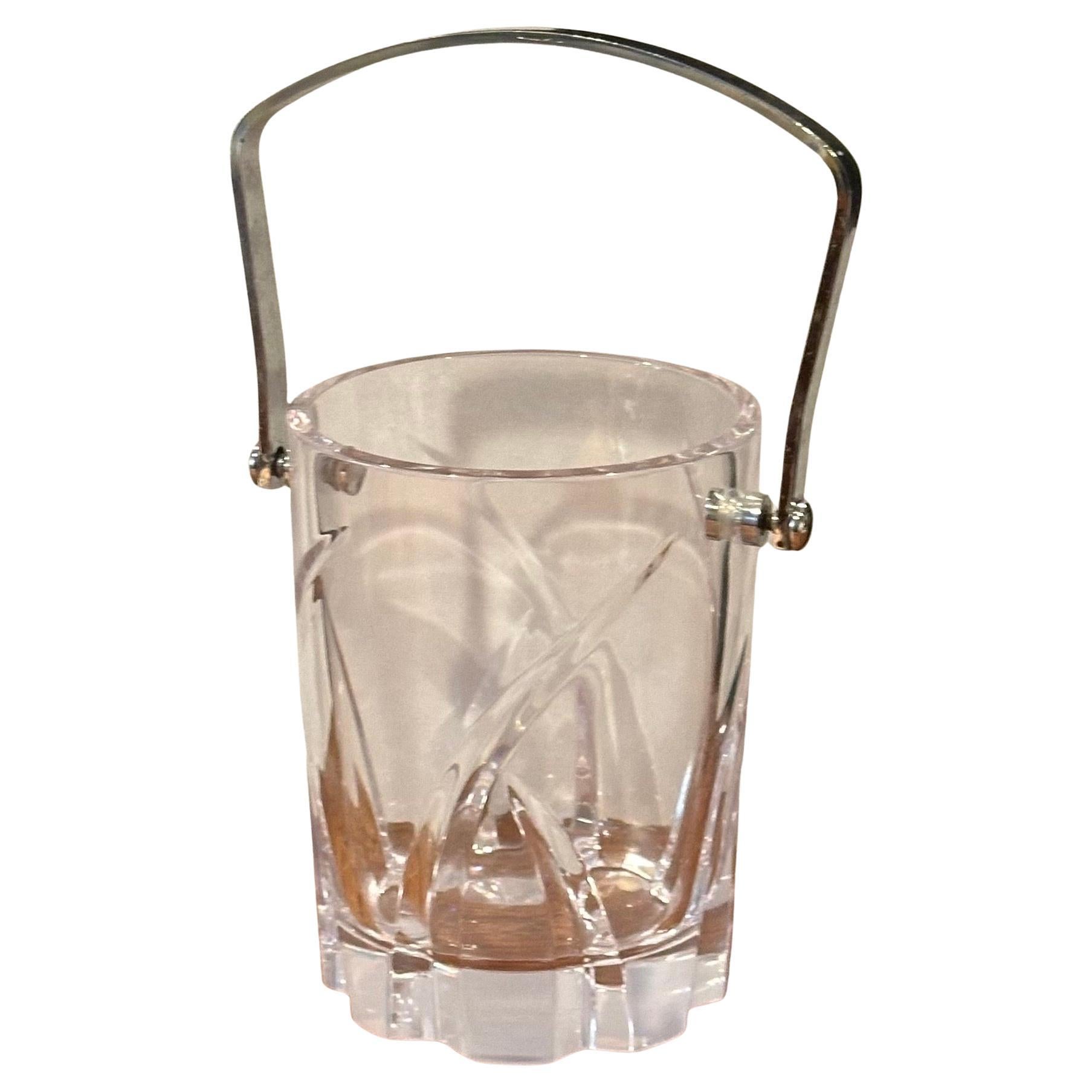 Small Crystal Ice Bucket by Sevres of France