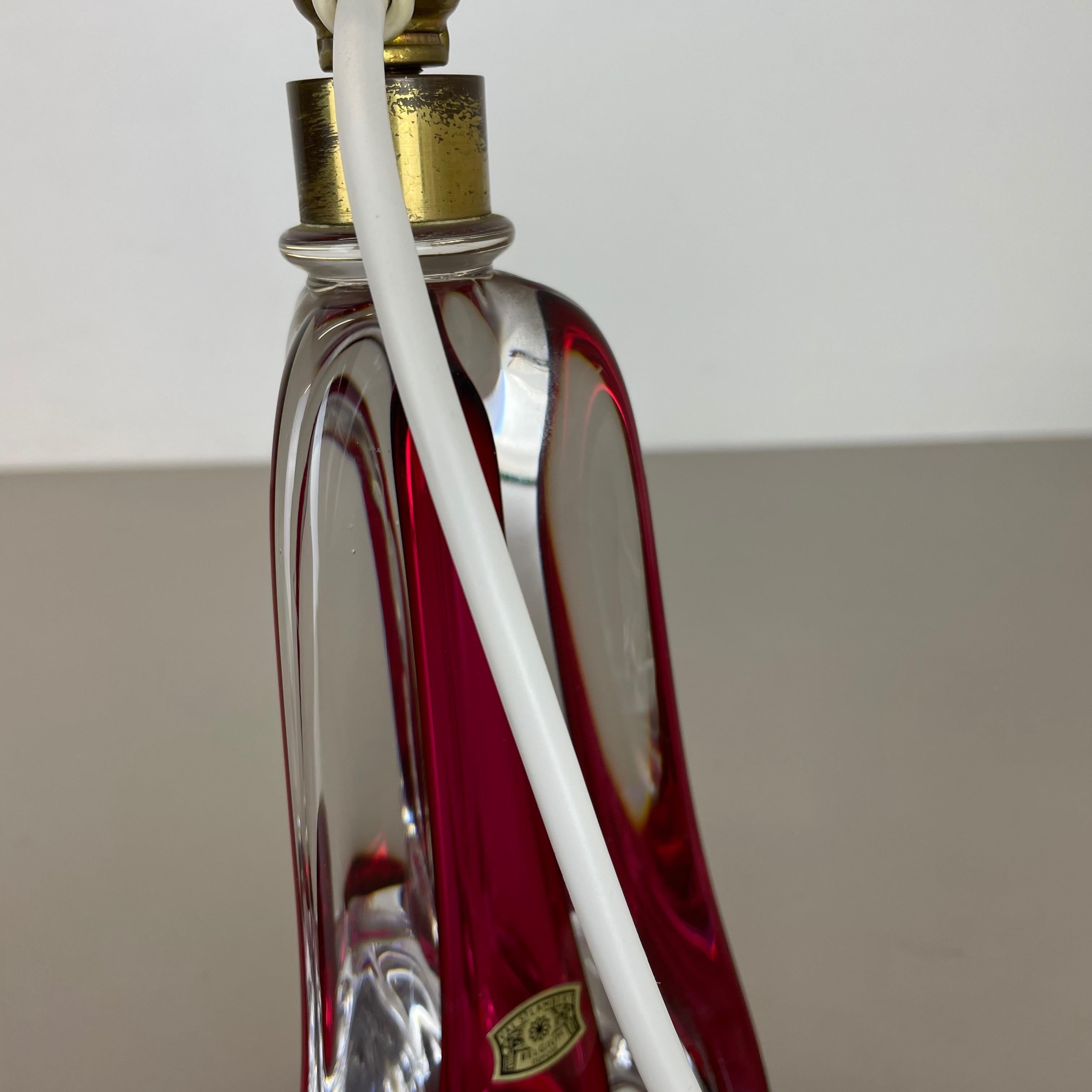 Kleine Tischleuchte aus Murano-Kristallglas 