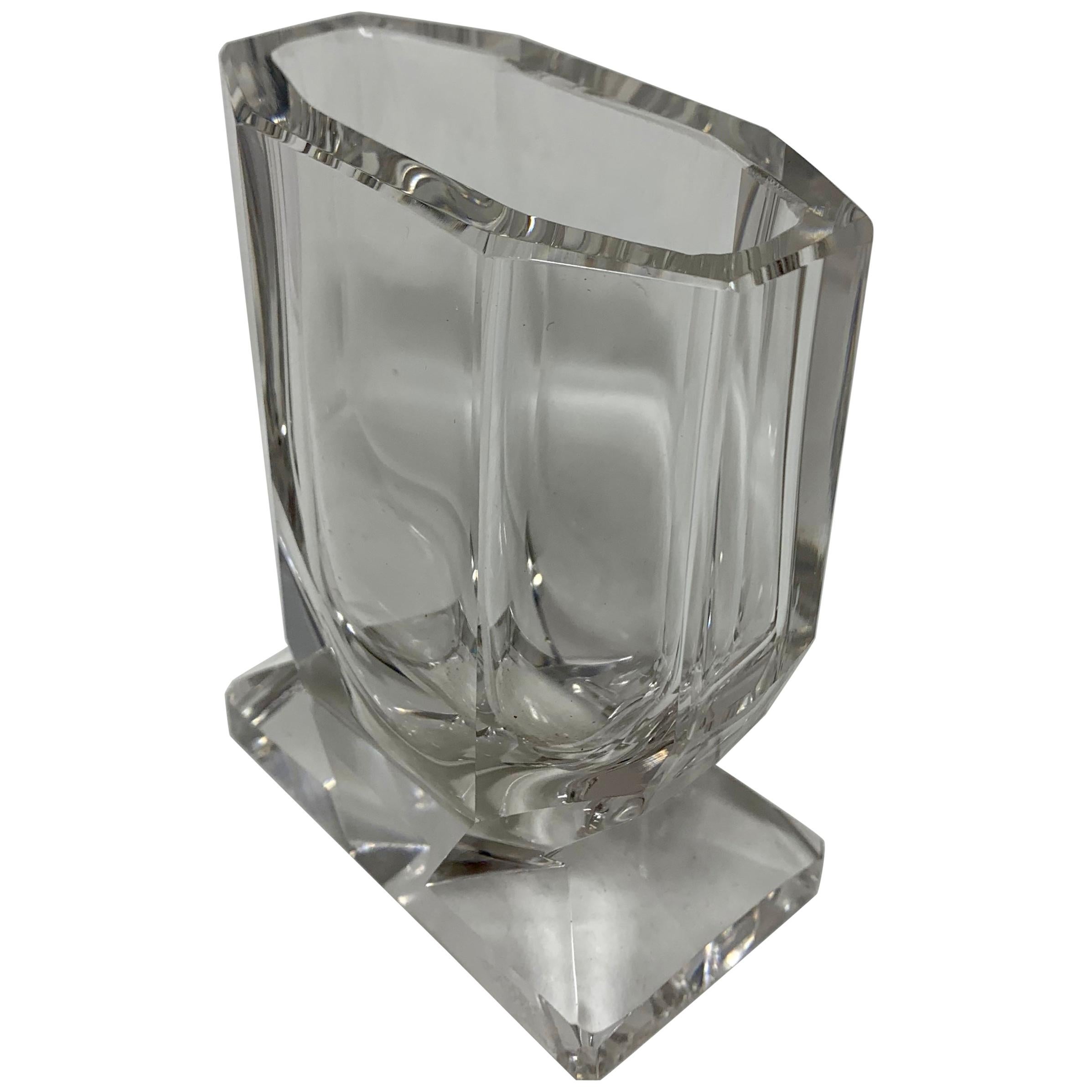 Small Crystal Vase