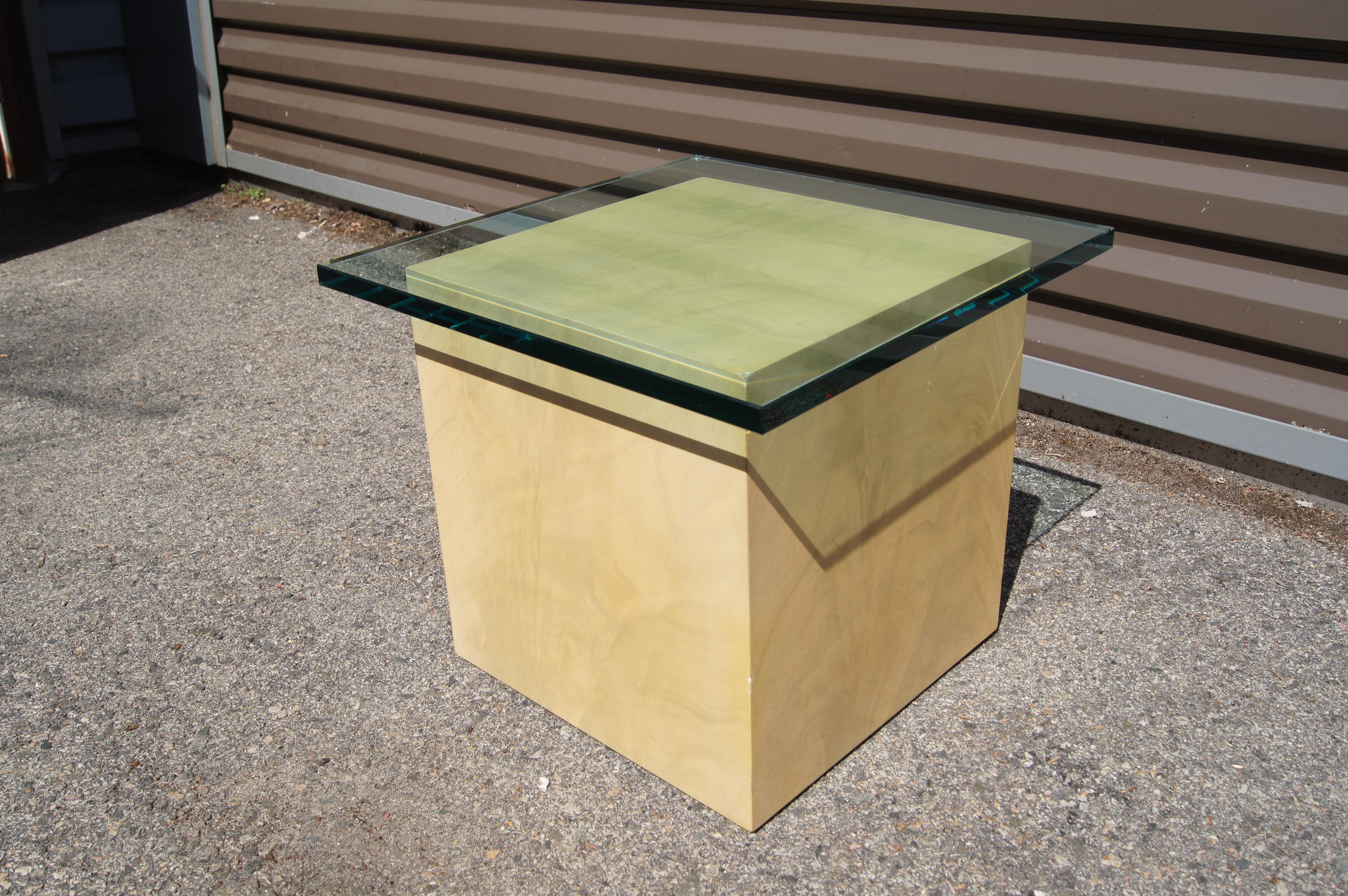 Small Cube Side Table by Edward Wormley for Dunbar For Sale 2