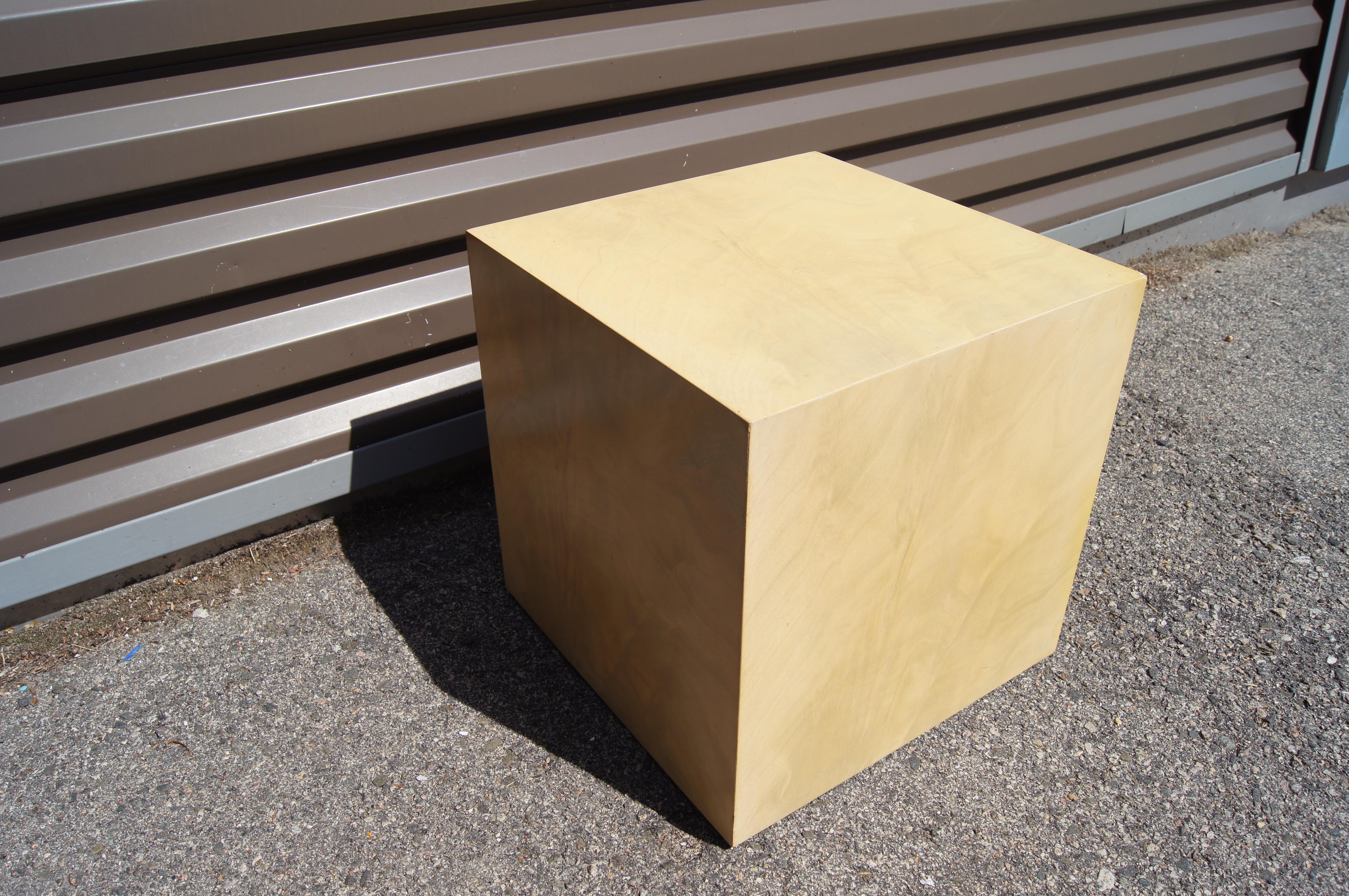 Mid-Century Modern Small Cube Side Table by Edward Wormley for Dunbar For Sale