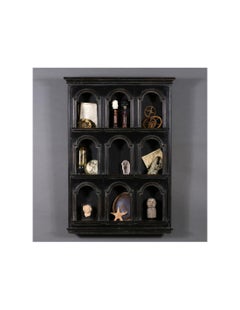 Small Curiosity Wall Cabinet or Small Library, 20th Century.