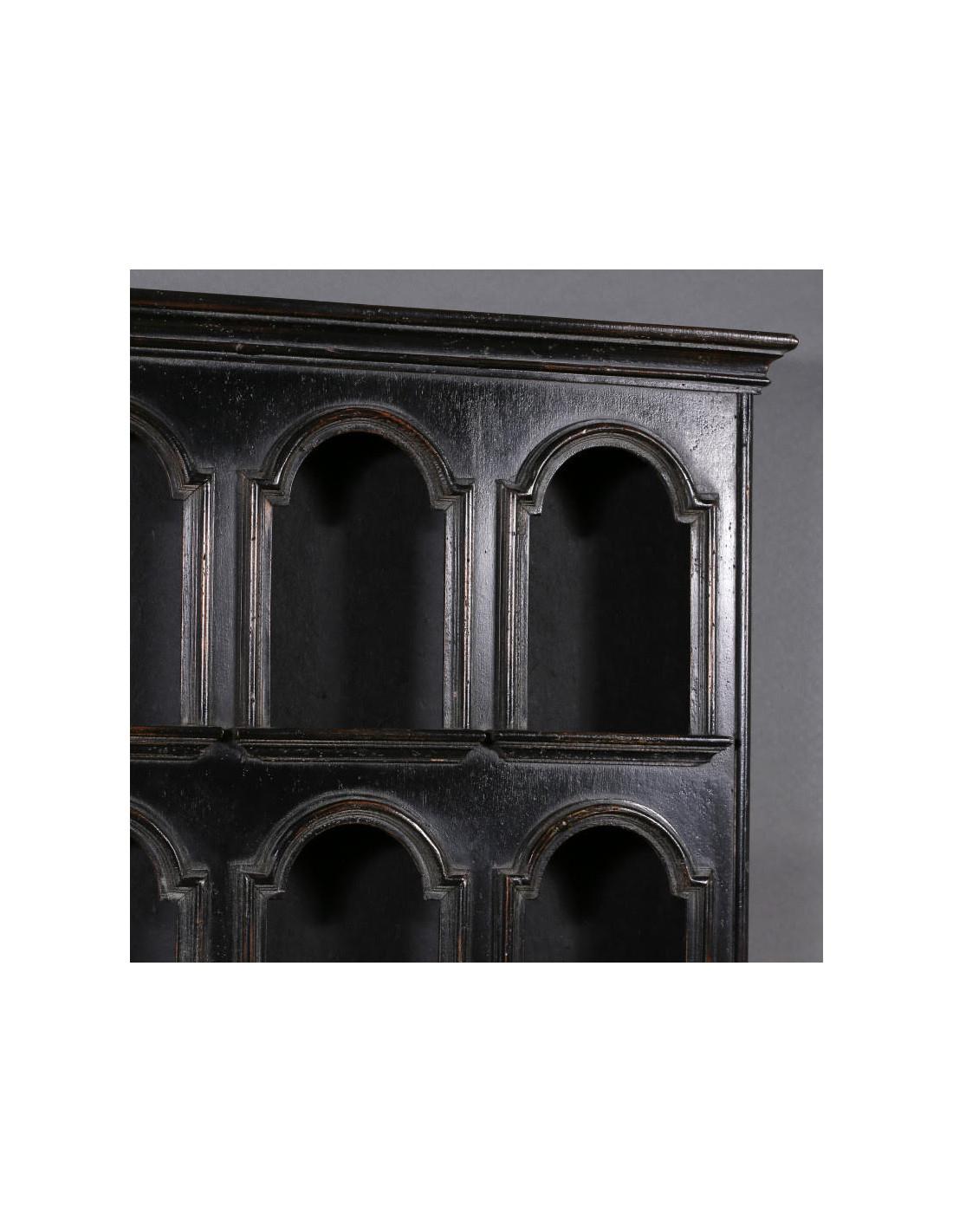Art Deco Small Curiosity Wall Cabinet or Small Library, 20th Century.