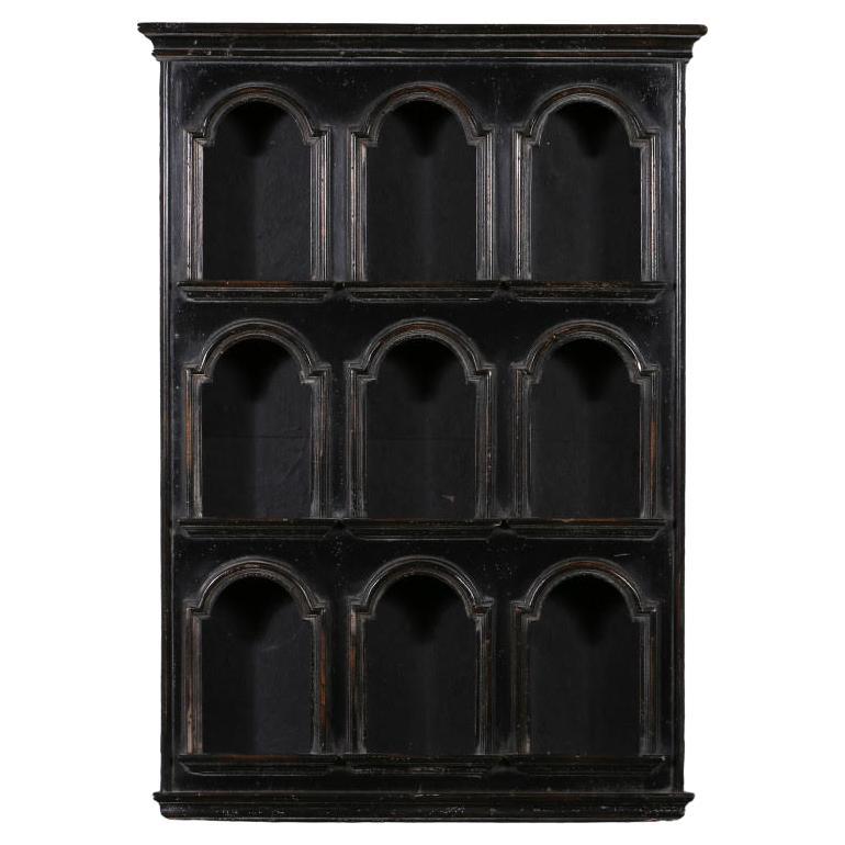 Small Curiosity Wall Cabinet or Small Library, 20th Century. For Sale