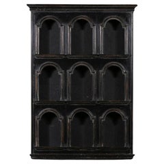 Small Curiosity Wall Cabinet or Small Library, 20th Century.