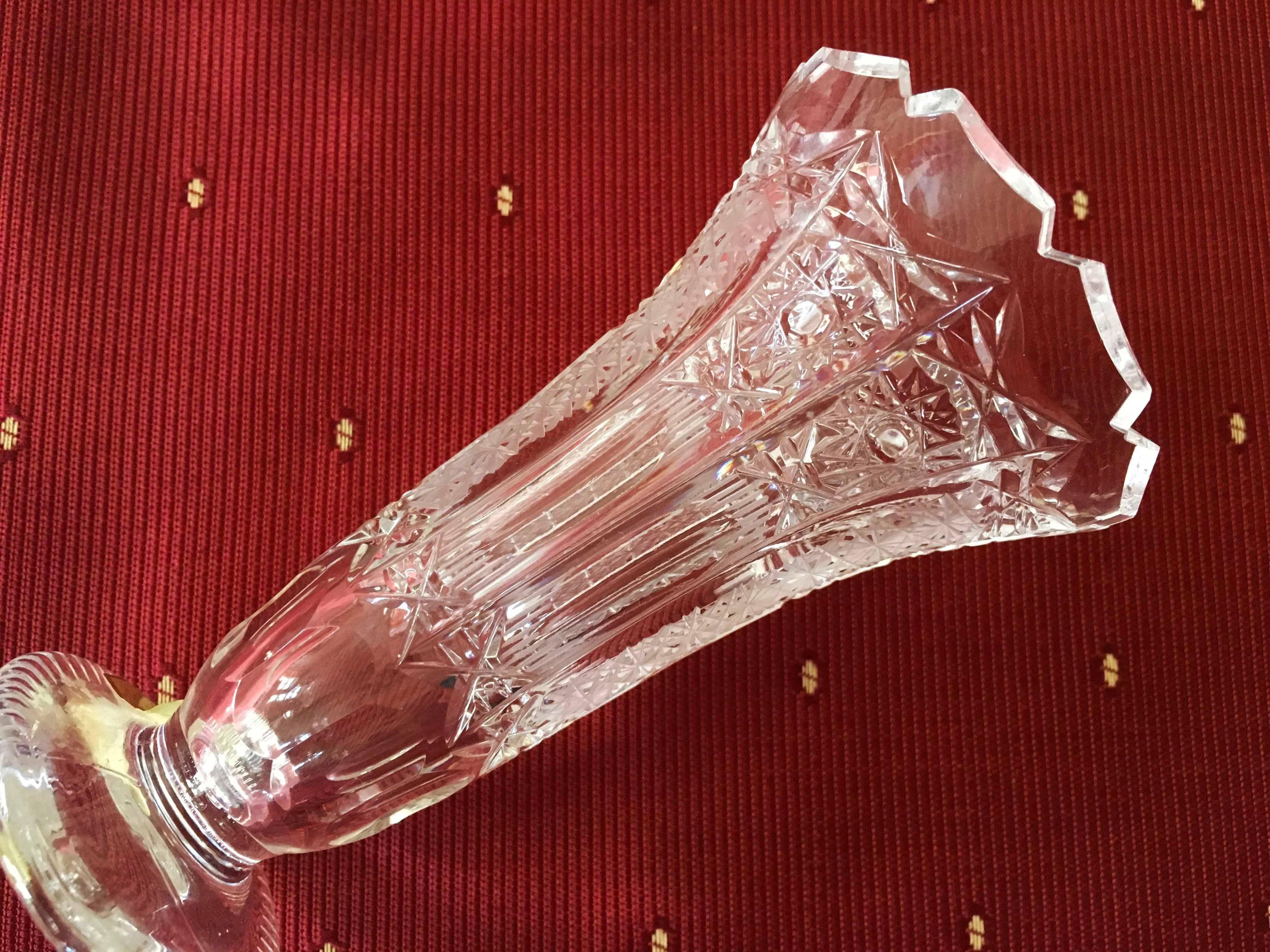 Small Cut Crystal Vase at 1stDibs crystal vases for sale, small