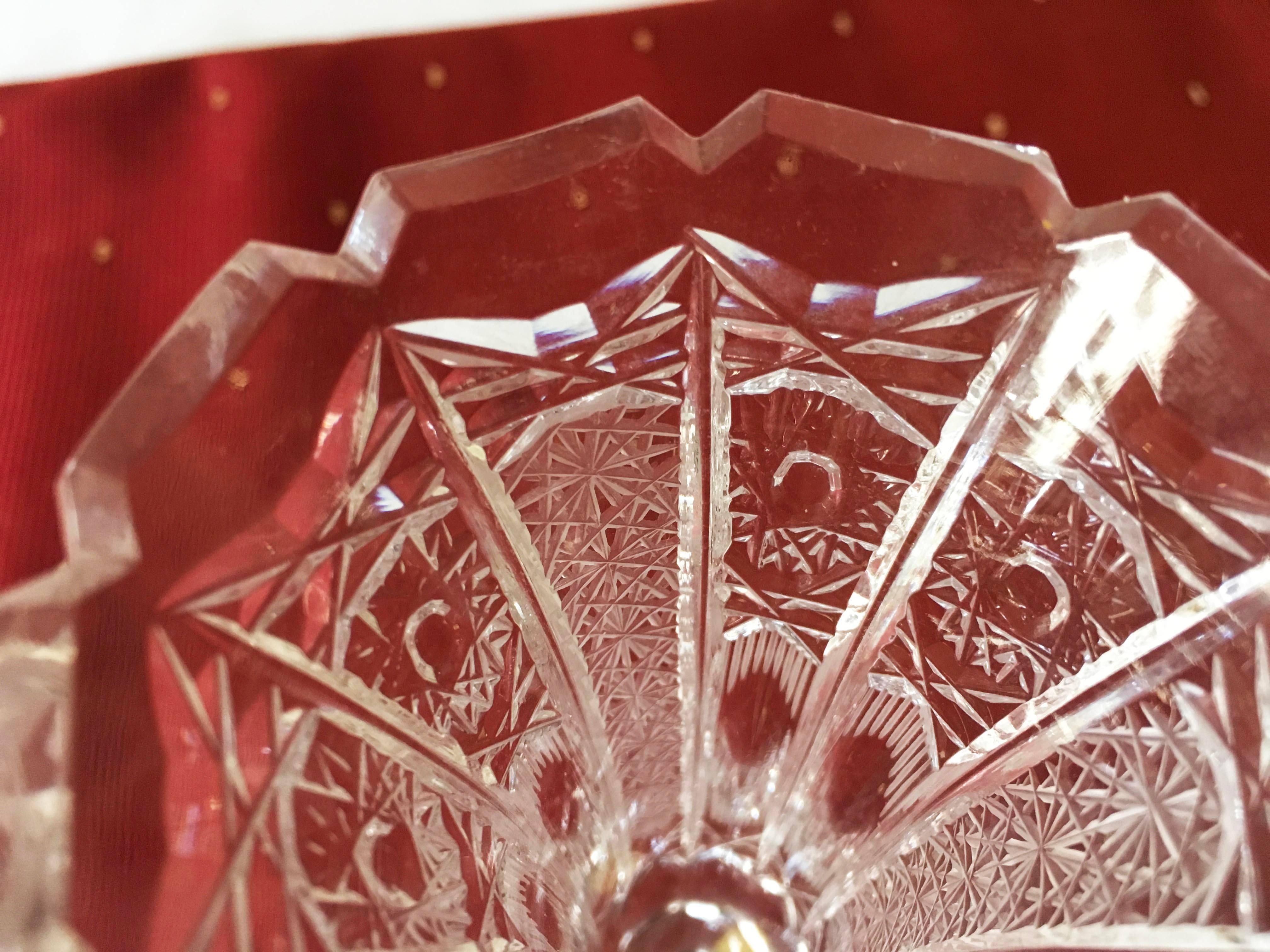 Small Cut Crystal Vase at 1stDibs crystal vases for sale, small