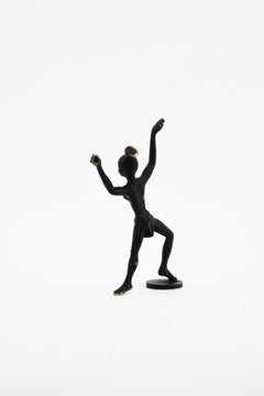 Small Dancing African Women Figurine by Richard Rohac, Vienna, Around 1950s