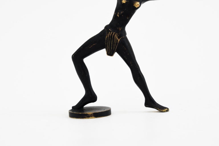 Small Dancing African Women Figurine by Richard Rohac, Vienna, Around ...