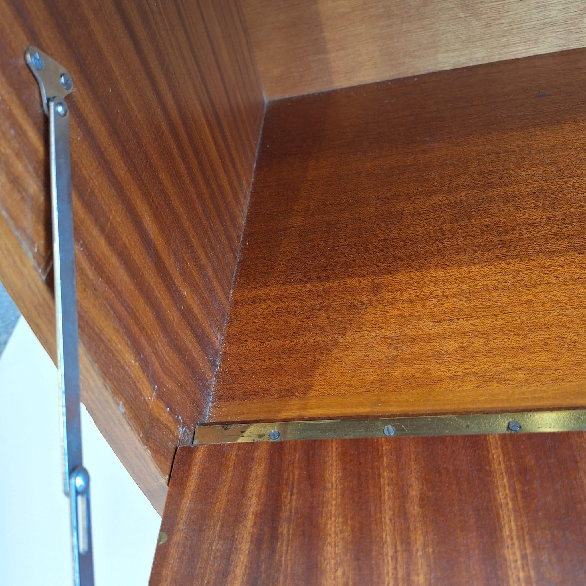 Small Danish bar cabinet in teak For Sale 11