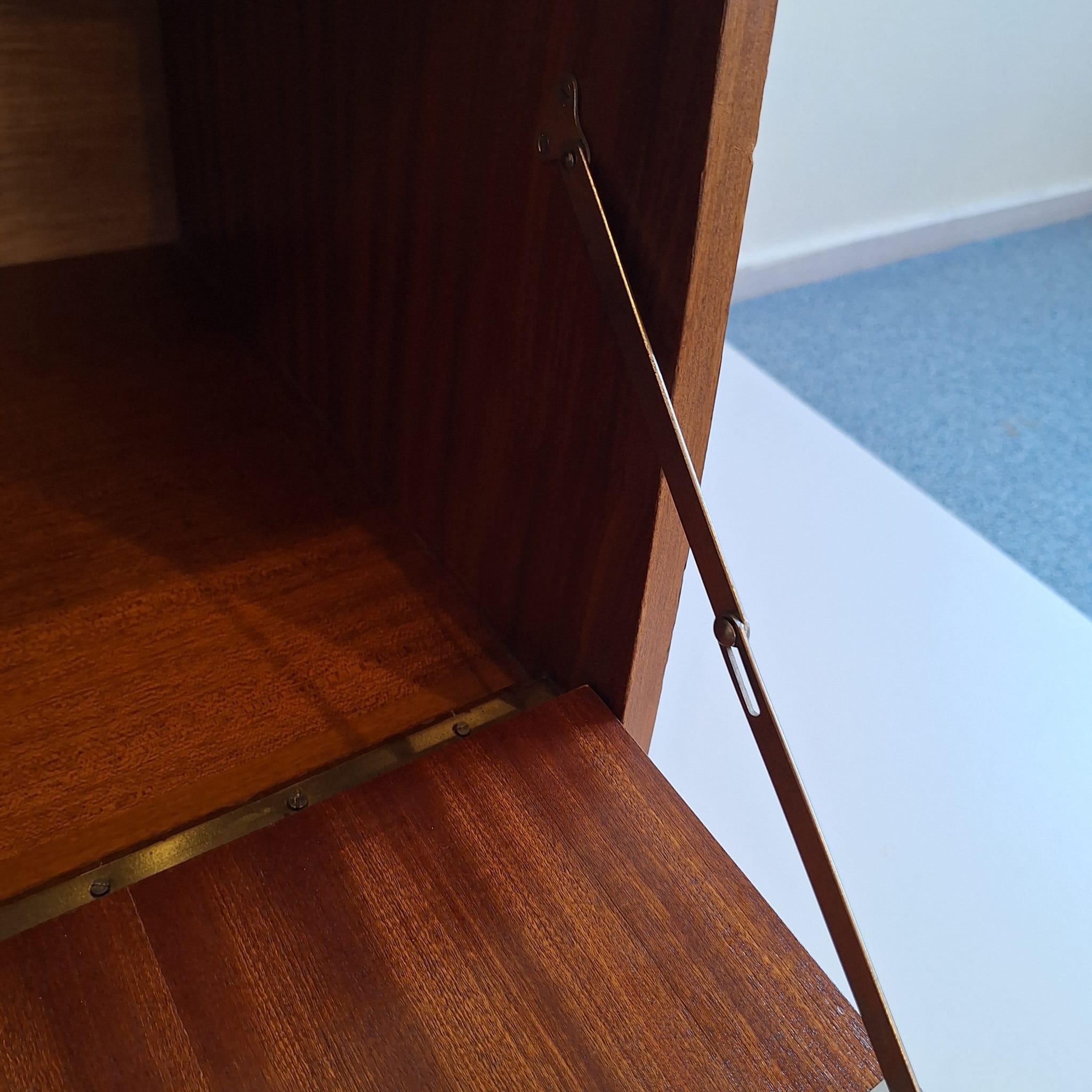 Small Danish bar cabinet in teak For Sale 13