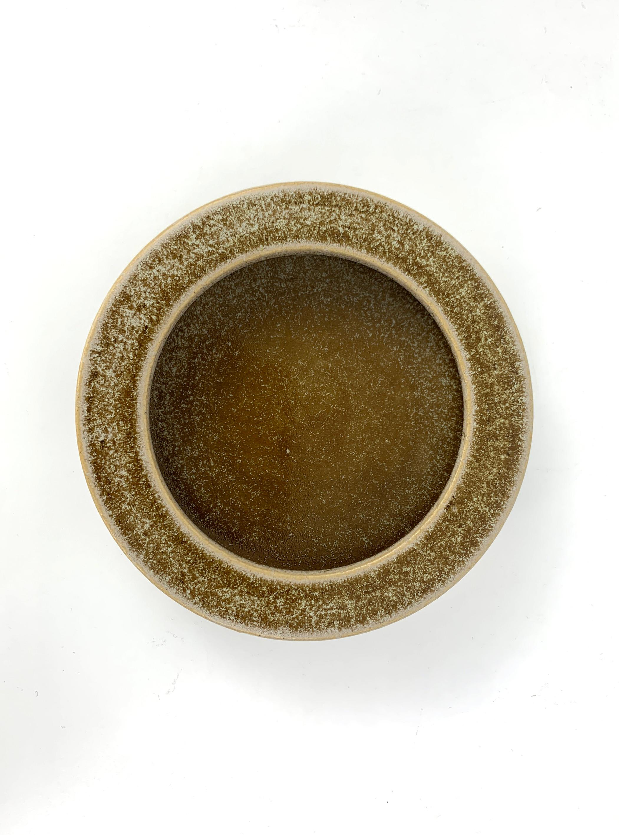 Danish Small danish Ceramic Dish Bowl Palshus Denmark Per & Annelise Linnemann-Schmidt For Sale