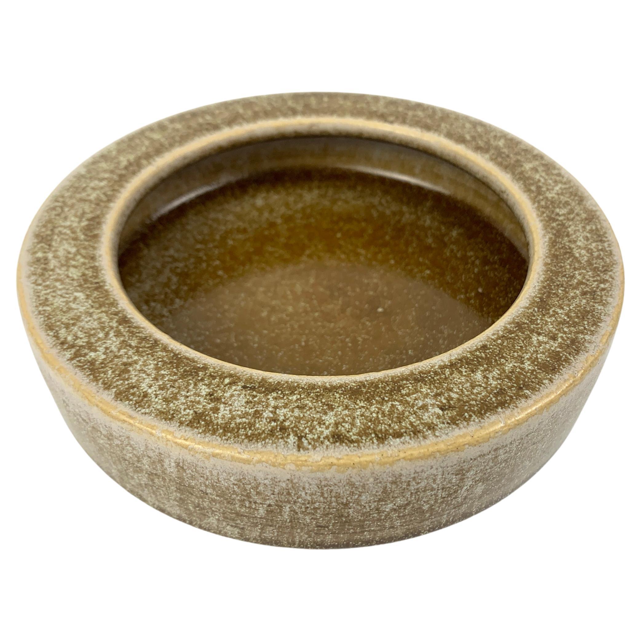 Small danish Ceramic Dish Bowl Palshus Denmark Per & Annelise Linnemann-Schmidt For Sale